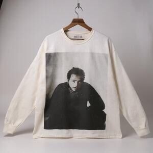 Post Malone Runaway Tour Long Sleeve Shirt White Graphic XL POSTY CO. Rare